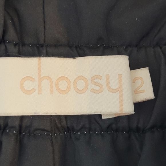 Choosy Silver Metallic Faux Leather High Waist Paperbag Party Shorts - Size 2 - Picture 7 of 9